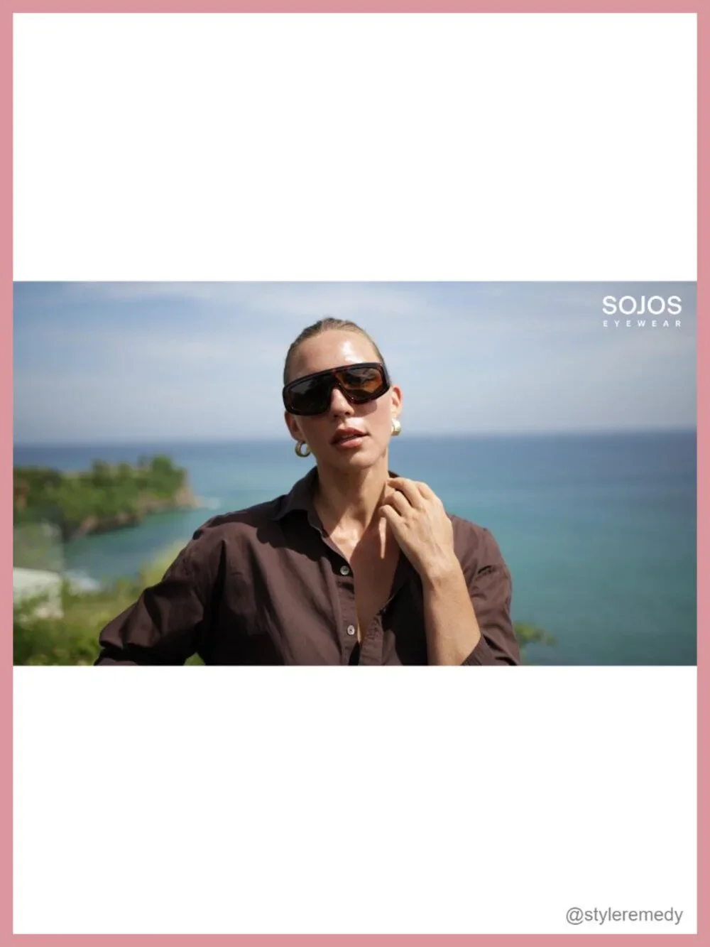 Retro Oversized Aviator Sunglasses for Women Square Shield UV400 Non-Polarized